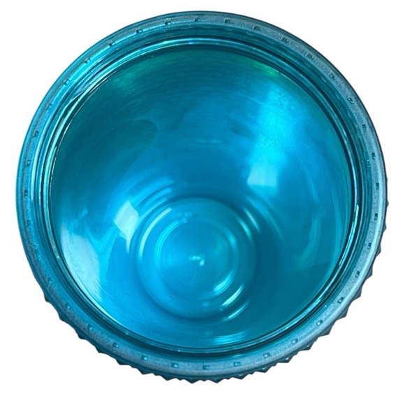 Starbucks Cold Beverage Blue Ombré Textured Jewel Sparkle Tumbler w/Straw 24 oz - Picture 8 of 9